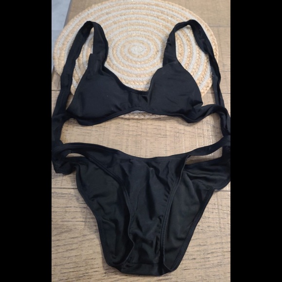 Women's Cutout High Cut One Piece Thong Swimsuit Bikini Monokini Banda - Picture 8 of 8